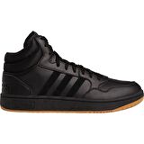adidas Siyah - Beyaz Erkek Lifestyle Ayakkabı GY4745 HOOPS 3.0 MID