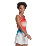 Adidas HA7614 Kadın Kırmızı Beyaz Mavi Tişört