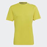 adidas Designed 4 Training Erkek Sarı Tişört (HJ9773)