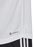 adidas Dik Yaka Düz Beyaz - Siyah Erkek T-Shirt IB8105 TR-ES BASE POLO