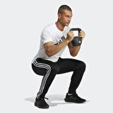 adidas Dar Siyah - Beyaz Erkek Eşofman Altı IB8168 TR-ES BASE 3PT