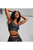 Puma 535712-51 T7 Shiny Cropped Top Kadın Siyah Üst T-shirt