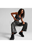 Puma 535712-51 T7 Shiny Cropped Top Kadın Siyah Üst T-shirt
