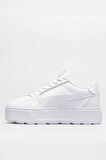 Puma Karmen Rebelle Puma White-Puma White BEYAZ Kadın Günlük Ayakkabı