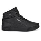 PUMA 38585101 Carina 2.0 Mid  Black- Black-Dark Shadow