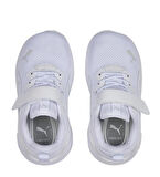 Puma All Day Active AC Beyaz Cırtlı Çocuk Spor Ayakkabı 38738807