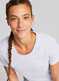 Puma Mor Kadın Yuvarlak Yaka  T-Shirt 52327668 RUN CLOUDSPUN SS TEE W Spr