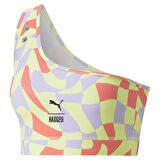 X Trp Aop Crop Top