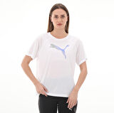 673066-02 Puma Evostrıpe Tee Granola Kadın T-Shirt Beyaz