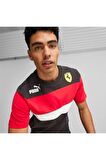 Puma 538159-01 Ferrari Race SDS Tee Erkek Siyah Spor Tişört