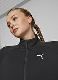 Puma Bisiklet Yaka Siyah Kadın Sweatshırt 67308301 EVOSTRIPE Half-Zip Crew