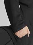 Puma Bisiklet Yaka Siyah Kadın Sweatshırt 67308301 EVOSTRIPE Half-Zip Crew
