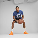 Puma 539247-01 Greatness Tee 1 Erkek Basketbol Spor Mavi Tişört