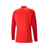 Puma 657982 Teamcup Traınıng 1/4 Zıp Top Kırmızı