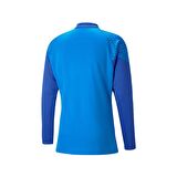 Puma 657982 Teamcup Traınıng 1/4 Zıp Top Mavi