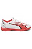 Puma ULTRA PLAY IT Erkek Halısaha Krampon Beyaz Pembe 40-45 