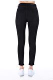 Cedy Denim Kadın Hafif Likralı Skinny Fit Paça Detaylı Pantalon