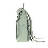 Lassig Rolltop Up Bebek Bakım Sırt Çantası Silver Green