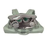 Lassig Rolltop Up Bebek Bakım Sırt Çantası Silver Green