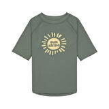 Lassig Sunshine UV Korumalı Kısa Kollu Mayo Tişört Deep Olive