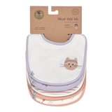 Lassig Tiny Team 5'li Mama Önlüğü Kedi Temalı