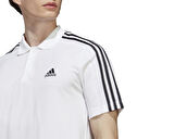 adidas M 3S Pq Ps Erkek Günlük Polo Tişört IC9312 Beyaz