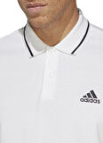 adidas Dik Yaka Düz Beyaz Erkek T-Shirt IC9315 M SL PQ PS