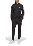 adidas Düz Siyah Erkek Sweat Takım IC6766 M 3S FT TT TS