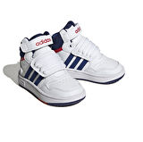 GZ9650-B adidas Hoops Mıd 3.0 Ac I Bebek Spor Ayakkabı Beyaz