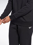 Reebok Siyah Kadın Yuvarlak Yaka Sweatshirt H54774 RI BL Fleece Crew
