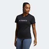 Adidas Terrex Classic Logo Tee W HZ1392 Kadın Tişört Siyah