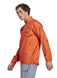 adidas Turuncu Erkek Uzun Cepli Yazlık Ceket HM4027 MT Wind Jacke
