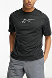 TRAIN SPEEDWICK GFX Siyah Erkek Kısa Kol T-Shirt