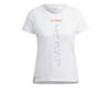 adidas Agr Shirt W Kadın Koşu Tişörtü HT9415 Beyaz