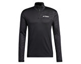 adidas Mt Half Zi Ls Erkek Günlük Tişört HT9501 Siyah