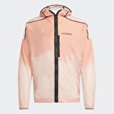 adidas Terrex Agravic Erkek Pembe Outdoor Ceket (HZ1327)