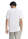 adidas Beyaz Erkek Yuvarlak Yaka Regular Fit T-Shirt IC9821-M ALL SZN G T       WHI
