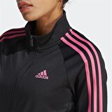 adidas Bisiklet Yaka Siyah Kadın Sweatshırt IC8841 W 3S TT TRIC