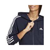 Adidas W 3S Ft Fz R Hd Kadın Fermuarlı Sweatshirt