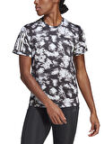 adidas Bisiklet Yaka Düz Gri Kadın T-Shirt HR9966 OTR COOLER TEE