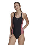 adidas Siyah Kadın Mayo HR6482 3S CB SUIT C