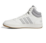 IG5568-E adidas Hoops 3.0 Mıd Erkek Spor Ayakkabı Beyaz