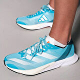 adidas Adizero Adios 8 W Kadın Mavi Koşu Ayakkabısı hq4656
