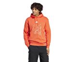 adidas Bl Fl Hd Q1 Gd Erkek Günlük Sweatshirt IS1991 Turuncu