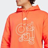 Adidas BL FL HD Q1 GD KIRMIZI Erkek Sweatshirt