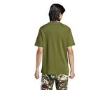 adidas Camo Tongue Tee Erkek Günlük Tişört IS0248 Yeşil