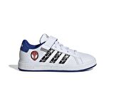 adidas Grand Court Spider-Man El K Çocuk Günlük Ayakkabı IF0925 Beyaz