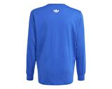 adidas Longsleeve Çocuk Günlük Sweatshirt IS3229 Mavi