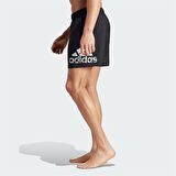 adidas Big Logo CLX Erkek Deniz Şortu Siyah IL3997