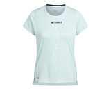 adidas Agr Shirt W Kadın Arazi Koşu Tişörtü HZ6260 Yeşil